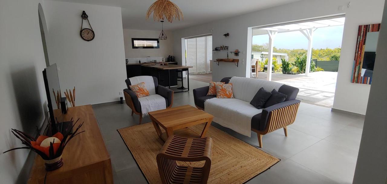 Villa Fleur De Goyave - Tres Bien Ventilee - Vue Degagee Сен Франсоа Екстериор снимка